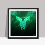 THE BUTTERFLY EFFECT Square Art Prints