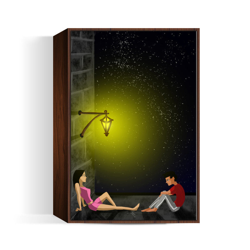 Terrace couple Wall Art