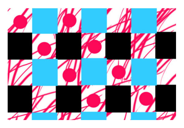Colour Checks Art PosterGully Specials