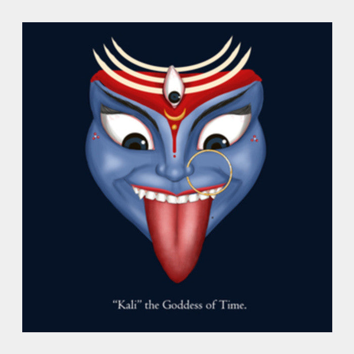 Square Art Prints, Kali The Goddess of Time Square Art Prints