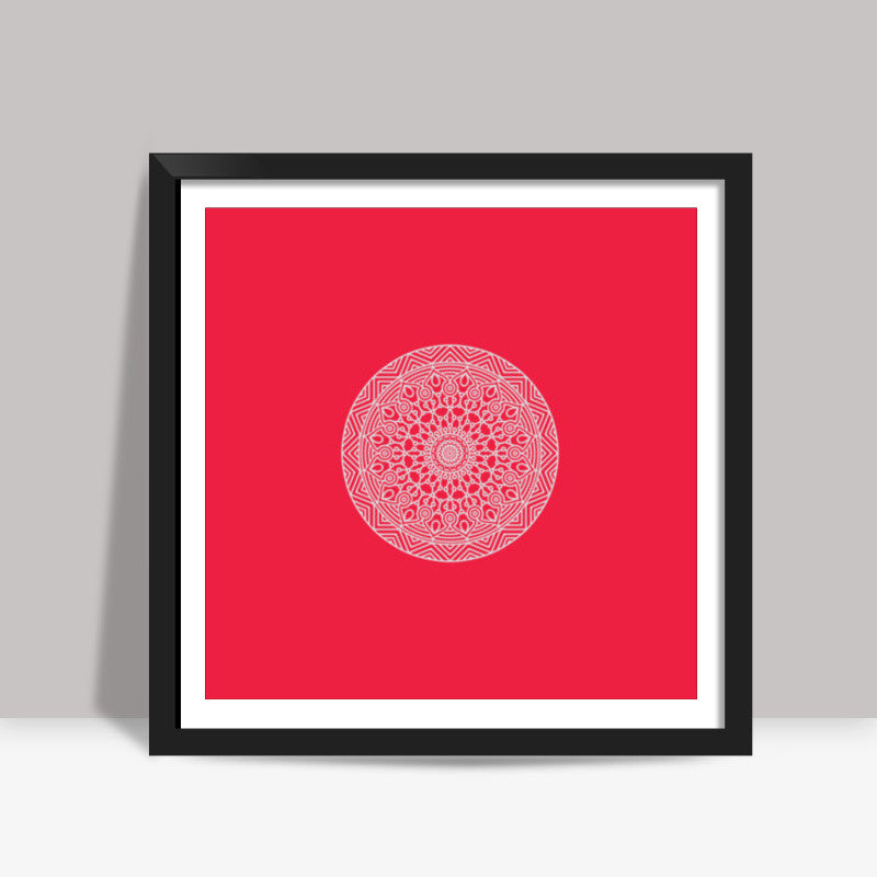 Rangoli Art Square Art Prints