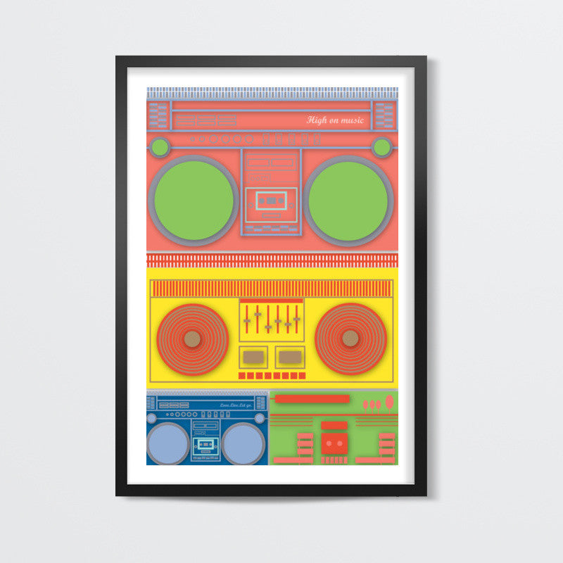 Boom Box Mania ! Wall Art