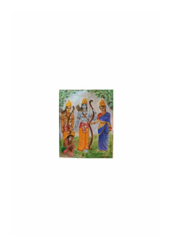 Wall Art, Sita, Ram, Lakshmane and Hanuman /artiste : Lalitavv, - PosterGully