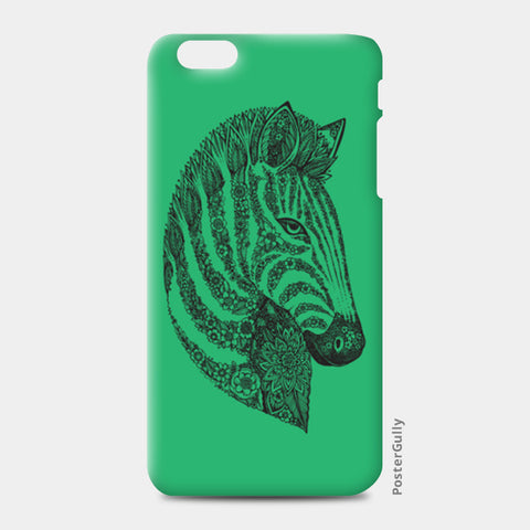 Floral Zebra Head iPhone 6 Plus/6S Plus Cases