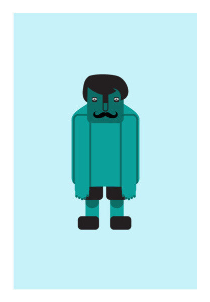 Cartoon Guy Art PosterGully Specials