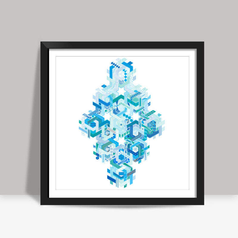 Tessellating Textures ! Square Art Prints