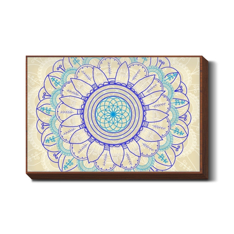Bohemian desi pattern doddle Wall Art