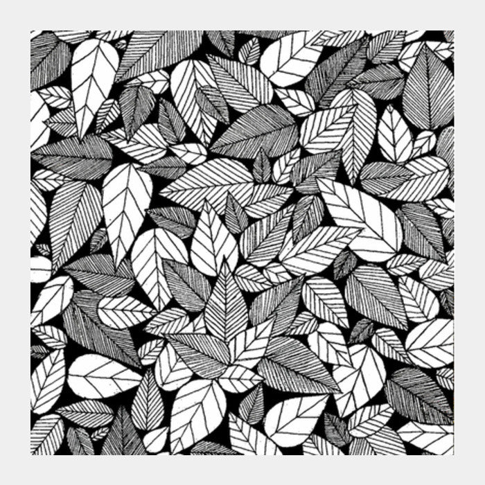 Square Art Prints, leaf mess Square Art Prints