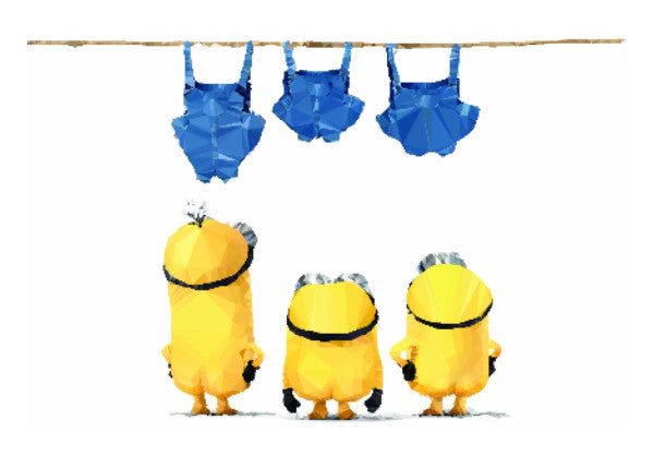 Wall Art, minions low poly artwork | vinayak chincholkar, - PosterGully