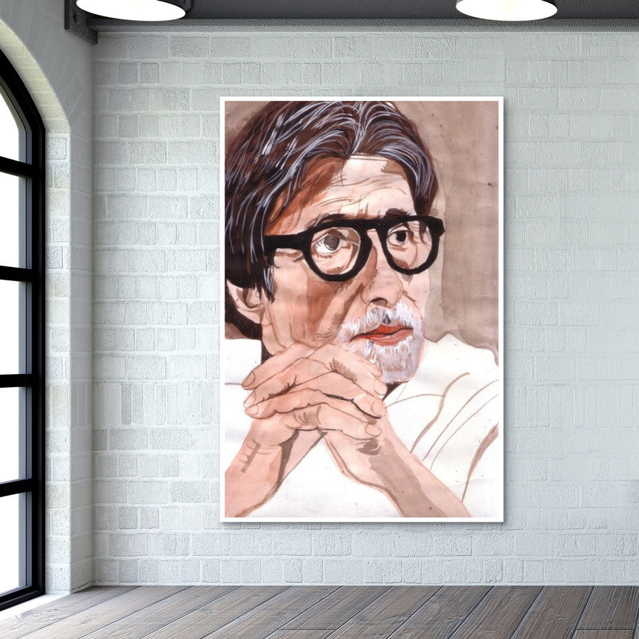 Amitabh Bachchan is one of the biggest superstars of Bollywood Wall Art