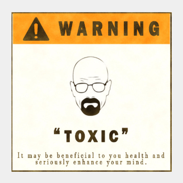 Square Art Prints, Breaking Bad Toxic Square Art