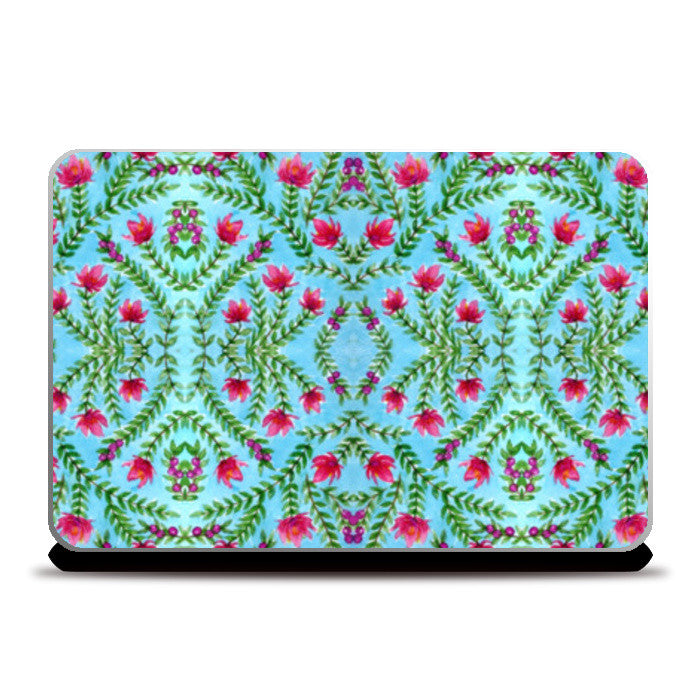 Beautiful Pink Spring Flowers Pattern Laptop Skins