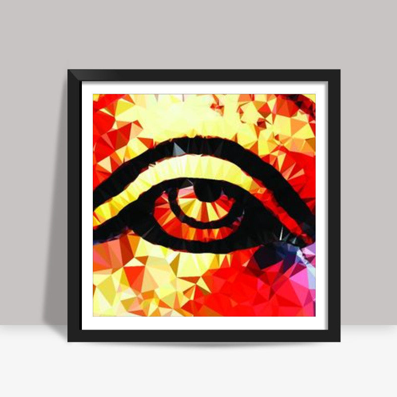 Mangalmurti low poly Square Art | vinayak chincholkar