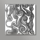Swirly Whirly Square Art Print Square Art Prints