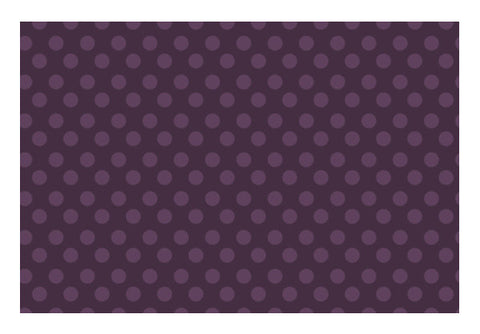 Purple Dots Wall Art