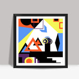 Abstract Geometric Square Art Prints