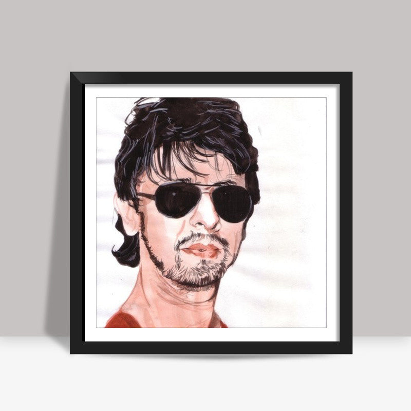 Sonu Nigam is a versatile singer Square Art Prints