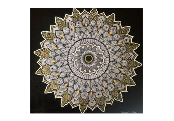 Marigold Mandala Wall Art