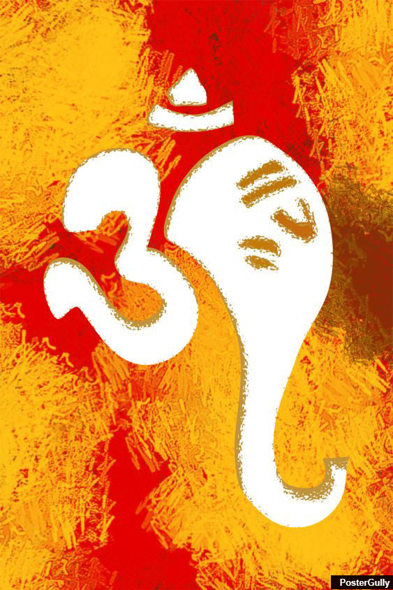 Wall Art, Om White Artwork