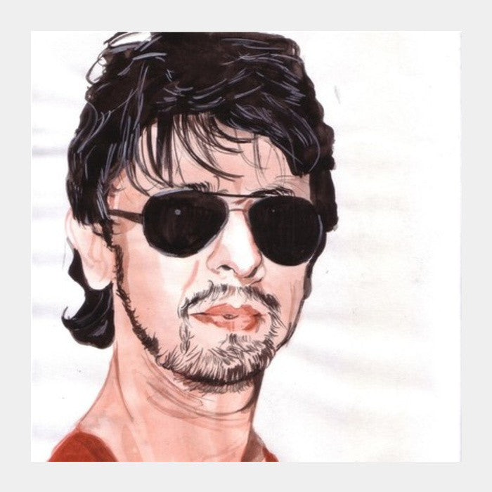 Sonu Nigam is a versatile singer Square Art Prints