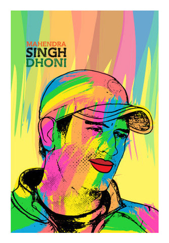 Mahendra Singh Dhoni Art PosterGully Specials