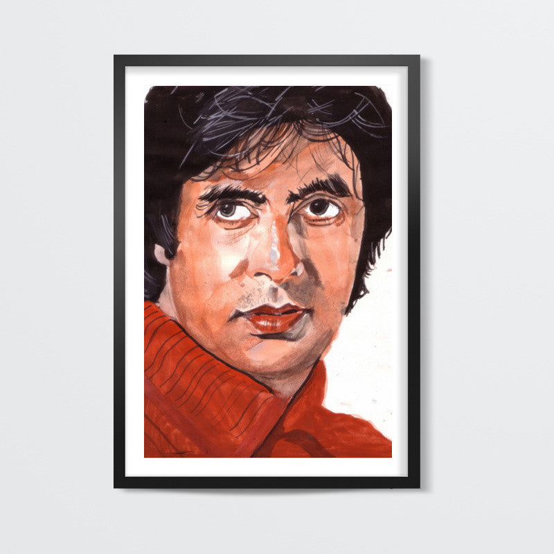 Amitabh Bachchan is the evergreen superstar Wall Art