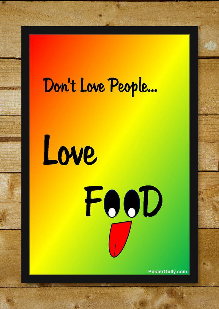 Wall Art, Love Food Artwork