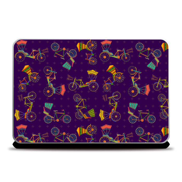 Cycle Rickshaws Laptop Skins