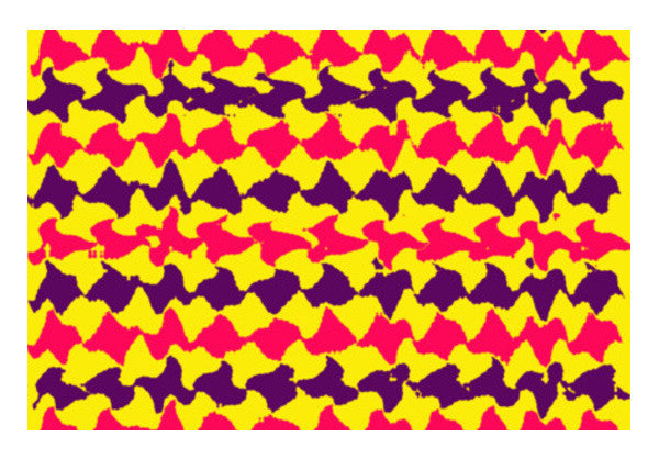 Yellow Wave Art PosterGully Specials
