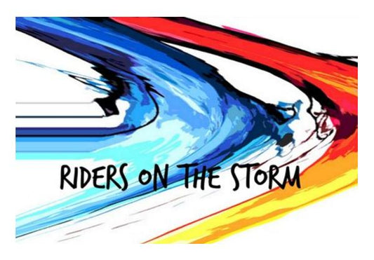 PosterGully Specials, Doors - Riders on the Storm Wall Art