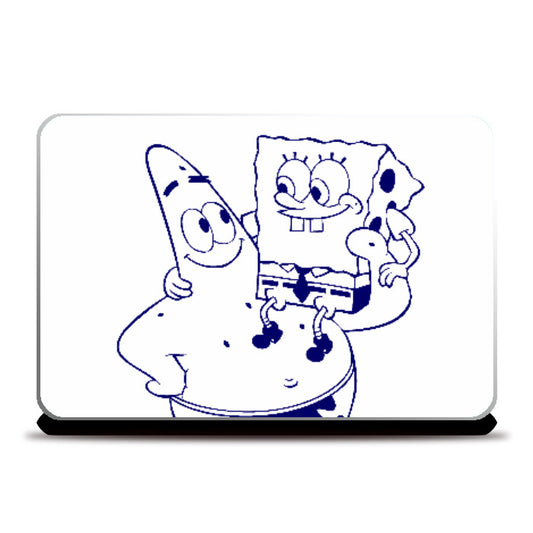 Laptop Skins, Spongebob & Patrick Laptop Skin