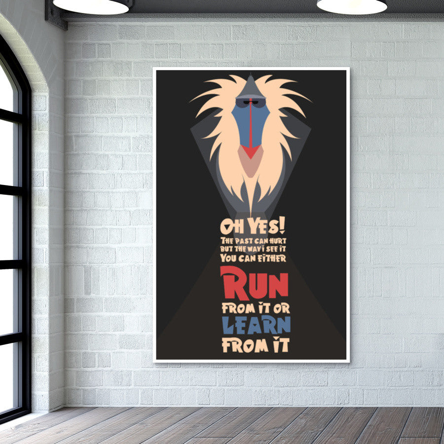 Rafiki Inspirational - Lion King Wall Art