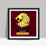 Squad Lannister | Game of Thrones  Square Art Prints
