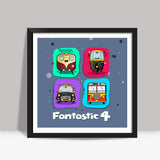 Fantastic 4 - Square Art Prints Square Art Prints