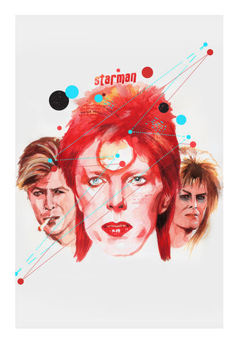 Wall Art, Starman: David Bowie Wall Art