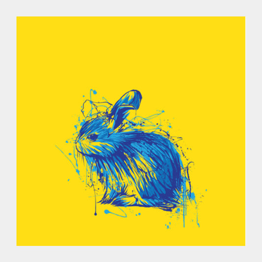 Rabbit Square Art Prints