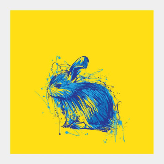 Rabbit Square Art Prints PosterGully Specials