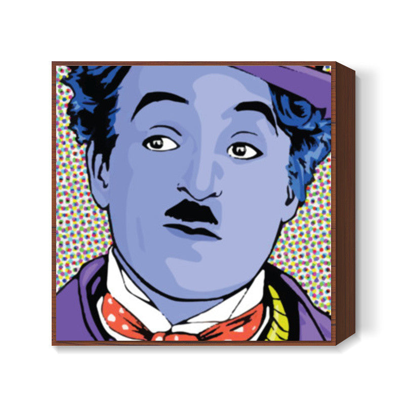 Charlie Chaplin Minimal Design Square Art Prints