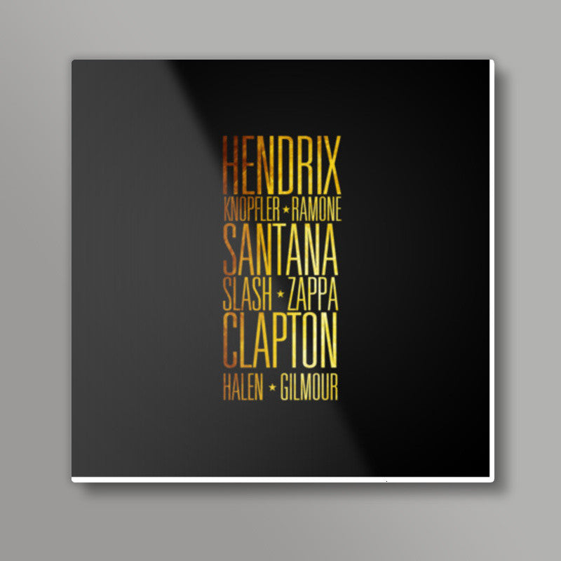 Guitar Legends Square Art Prints