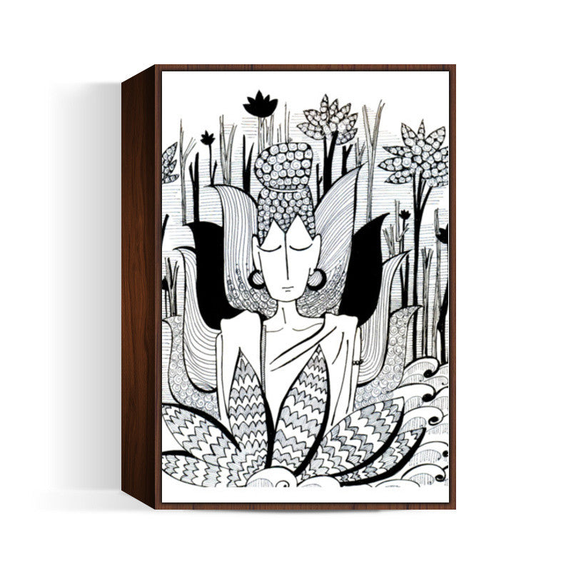 Buddha Doodle Wall Art