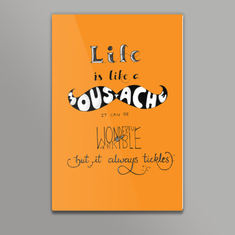 Moustacheous Life Wall Art