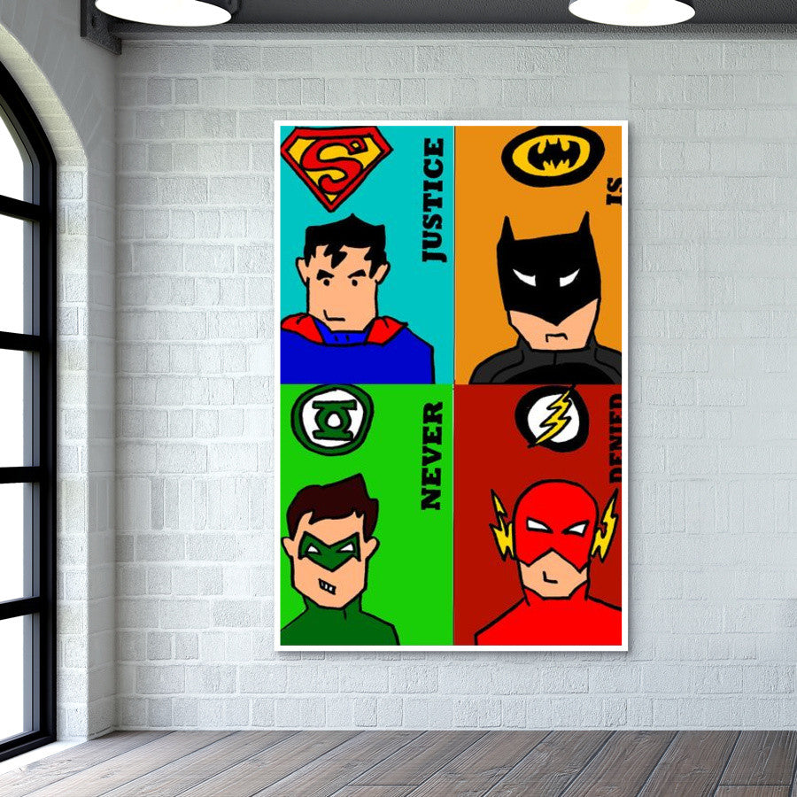 JUSTICE LEAGUE| Buy High-Quality Posters and Framed Posters Online ...