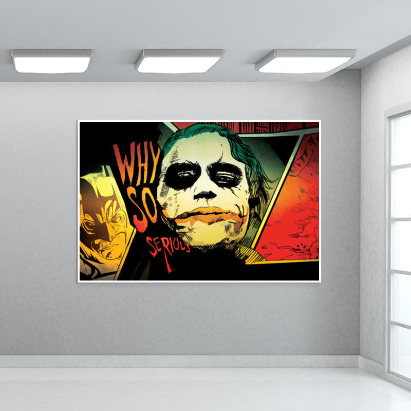 Why so Serious The Joker Wall Art Buy HighQuality Posters and