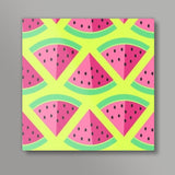 New watermelon Square Art Prints