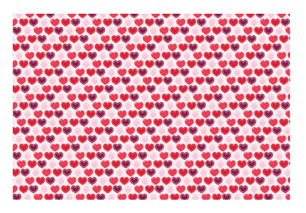 Valentine Seamless Hearts Pattern Art PosterGully Specials