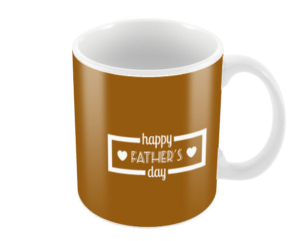 Happy Fathers Day Minimal Art | #Fathers Day Special Coffee Mugs