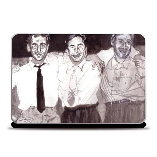 Laptop Skins, Bollywood superstars Dilip Kumar, Raj Kapoor and Dev Anand captured in a single frame Laptop Skins