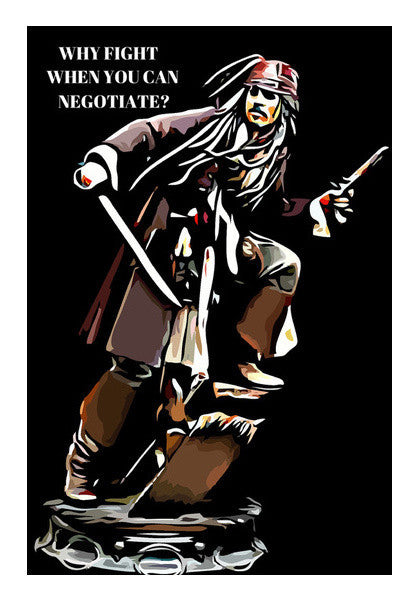Captain Jack Sparrow Art PosterGully Specials