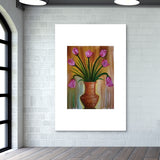 Flower Vase Oil Painting Wall Art