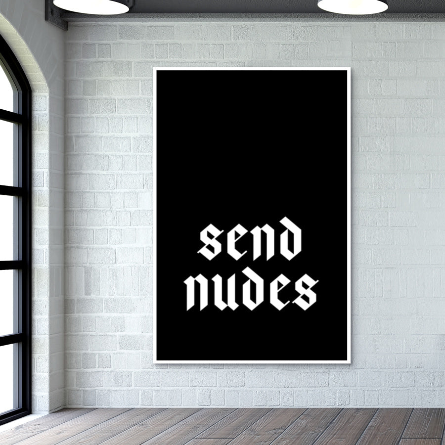 Send Nudes 1 Wall Art